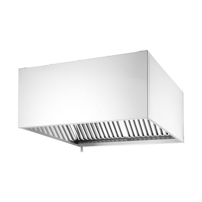 HENDI Wall-Mounted Extractor Hood 1205 mm – Stainless Steel, Bolted