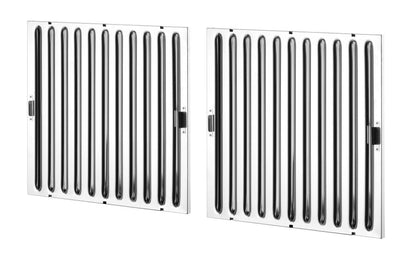 HENDI Wand-Abzugshaube 1205 mm – Edelstahl, verschraubt