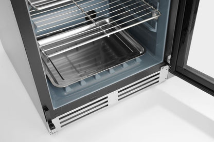 HENDI Fleischreifeschrank 233 L – Glastür, UVC-Lampe, Salzschale