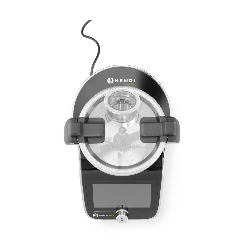HENDI Küchenmaschine HENDICHEF Weiss – 3 l, mit Dampfgar-Set