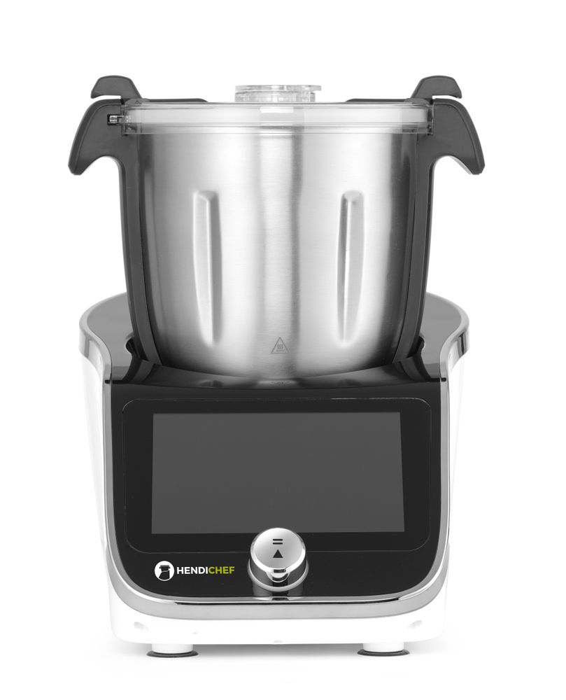HENDI Küchenmaschine HENDICHEF Weiss – 3 l, mit Dampfgar-Set
