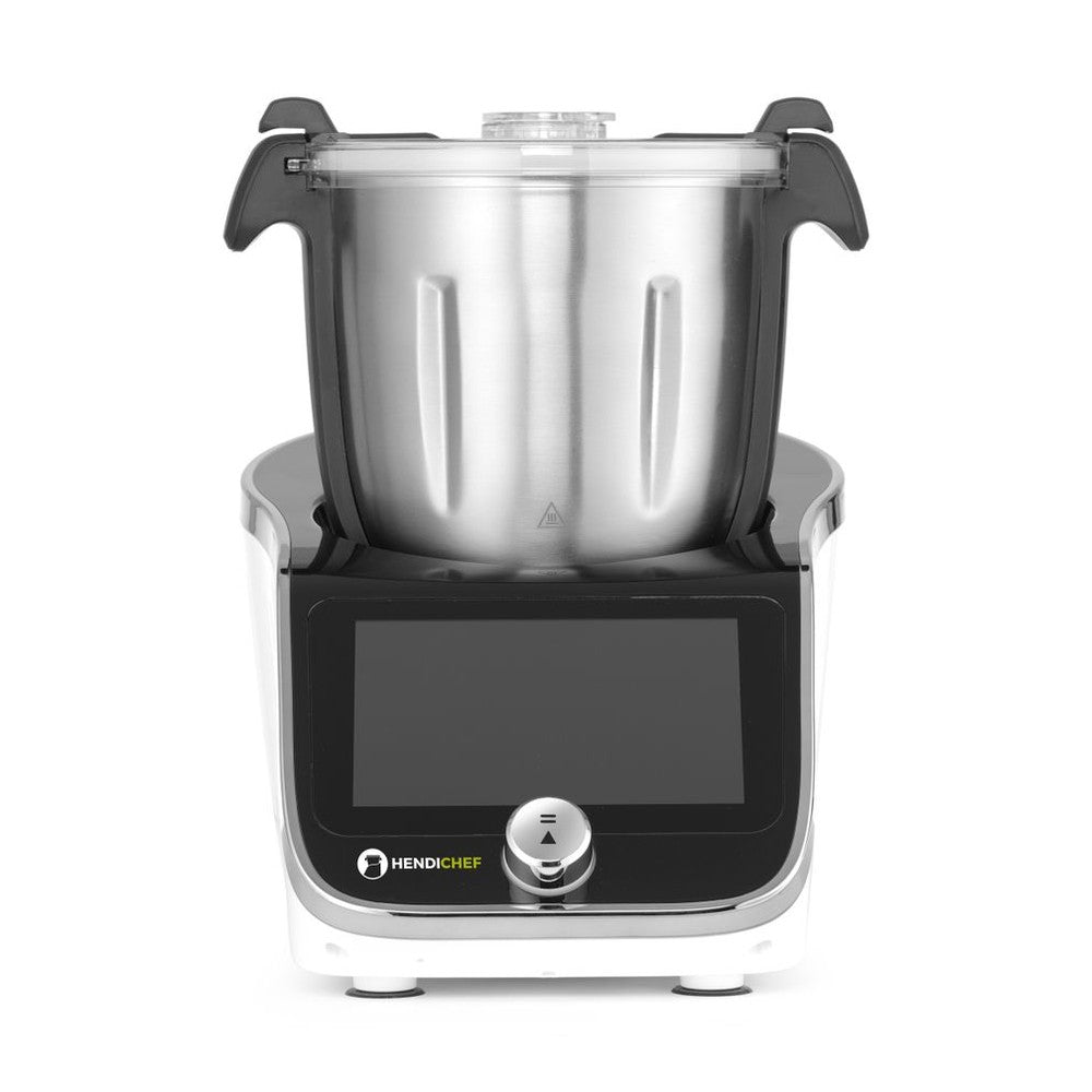 HENDI Küchenmaschine HENDICHEF Weiss – 3 l, mit Dampfgar-Set