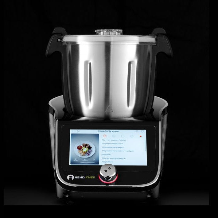 HENDI Küchenmaschine HENDICHEF Schwarz – 3 l, mit Kochfunktion