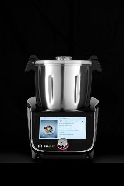 HENDI Küchenmaschine HENDICHEF Schwarz – 3 l, mit Kochfunktion