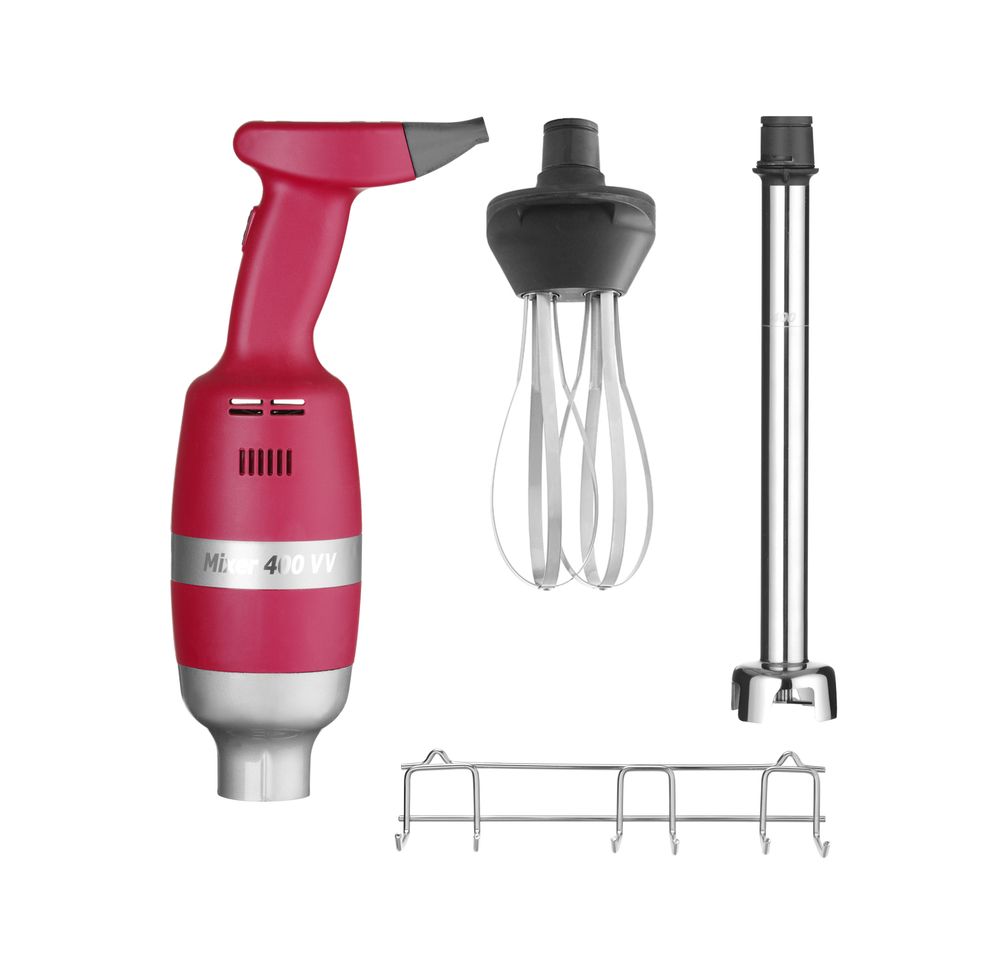 HENDI Stabmixer Profi Line 400 Set – Stab 400 mm, Schneebesen HENDI