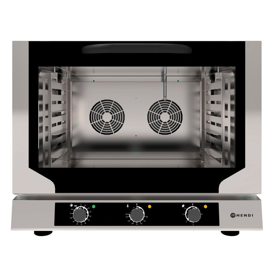 Heißluftofen mit Beschwadung, HENDI, 400V/6400W, 783x755x H 634mm HENDI