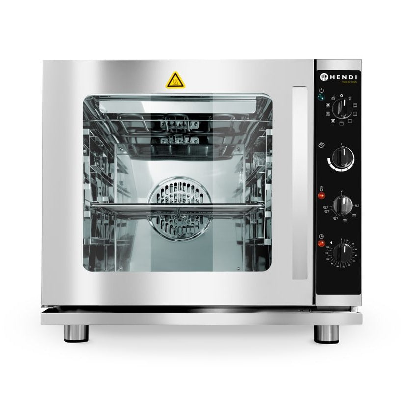 Kombidämpfer mit Grill 4x GN 2/3, HENDI, Hellgrau, 230V/3000W, 625x585x H 590mm HENDI