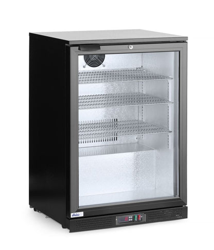 Arktic Bar-Kühlschrank 1-türig 105 l – Schwarz, Alu-Innenraum
