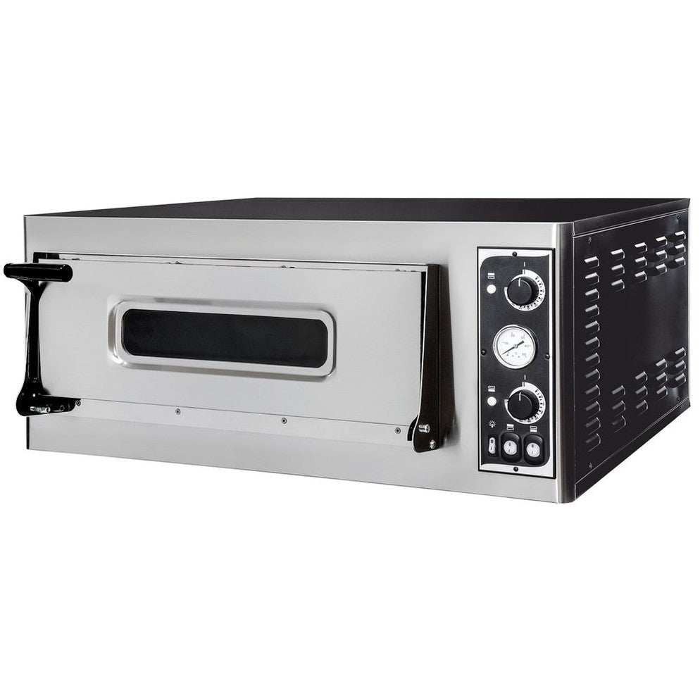 HENDI Pizzaofen Basic 4 – 1 Kammer, 4 Pizzen Ø 32 cm, stapelbar HENDI