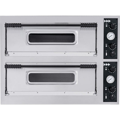 Pizzaofen BASIC XXL 66, HENDI, 2 Kammern, 400V/18000W, 1365x968x H 745mm HENDI