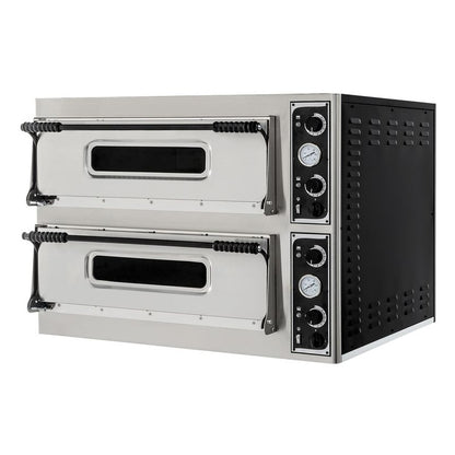 Pizzaofen BASIC XXL 66, HENDI, 2 Kammern, 400V/18000W, 1365x968x H 745mm HENDI