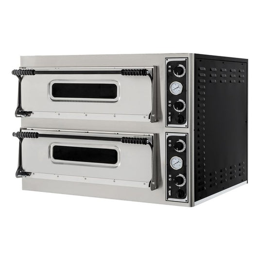 Pizzaofen BASIC XXL 66, HENDI, 2 Kammern, 400V/18000W, 1365x968x H 745mm HENDI