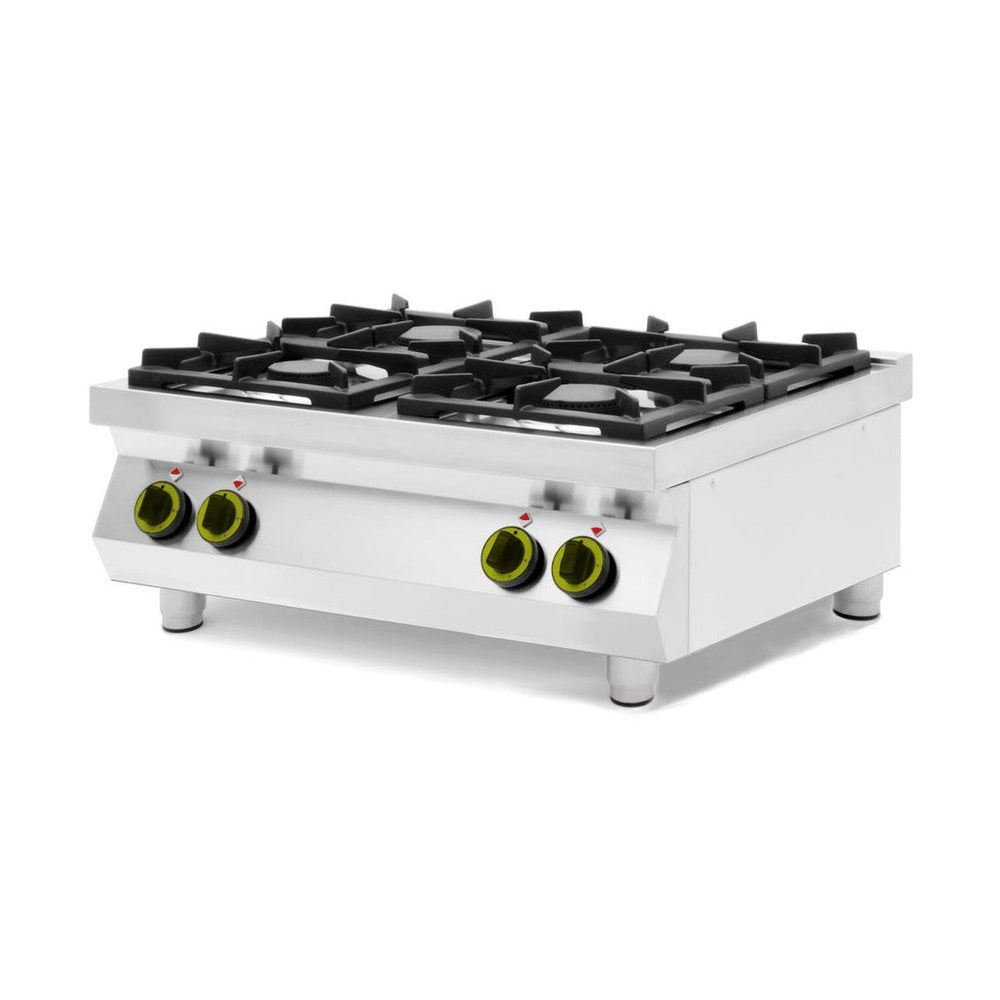 Gasherd Kitchen Line - 4 Kochfelder, Table-Top, HENDI, Kitchen Line, 19kW, 800x700x H 310mm HENDI