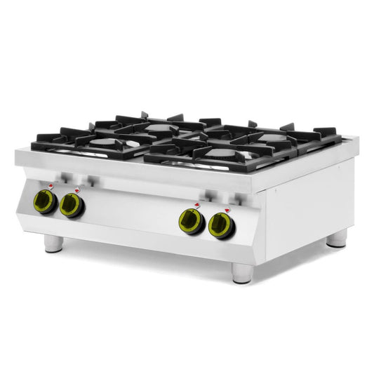 Gasherd Kitchen Line - 4 Kochfelder, Table-Top, HENDI, Kitchen Line, 19kW, 800x700x H 310mm HENDI