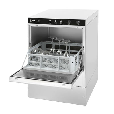HENDI Geschirrspüler 40 × 40 mit Spülmittelpumpe – 230 V