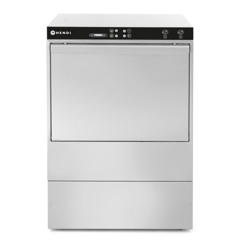 Geschirrspüler 50x50 - elektromechanische Steuerung, HENDI, 400V/6600W, 645x576x H 837mm HENDI
