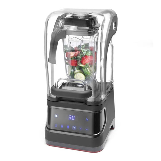 Digitaler Mixer mit Schallschutzhaube, HENDI, 2,5L, Schwarz, 220-240V/1680W, 250x300x H 546mm HENDI