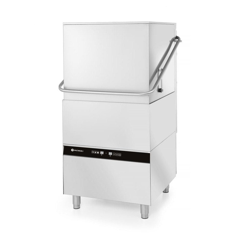HENDI Haubengeschirrspüler Kitchen Line – Elektronik, Korb 500 × 500 mm HENDI