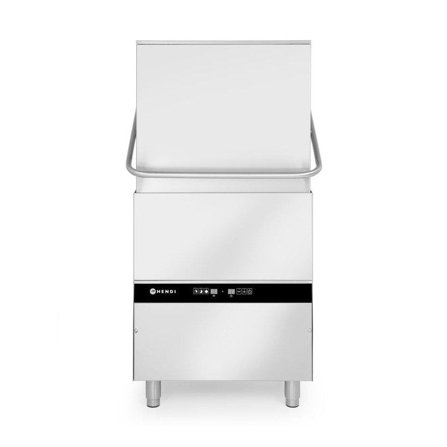 HENDI Haubengeschirrspüler Kitchen Line – Elektronik, Korb 500 × 500 mm HENDI