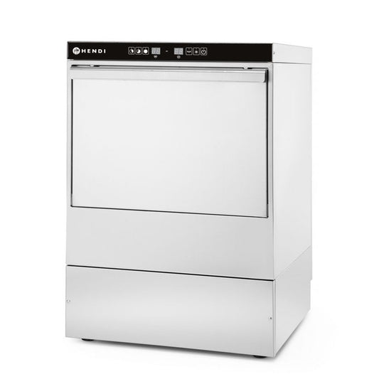 Geschirrspüler 50x50 - elektronische Steuerung, HENDI, 400V/6600W, 576x645x H 837mm HENDI
