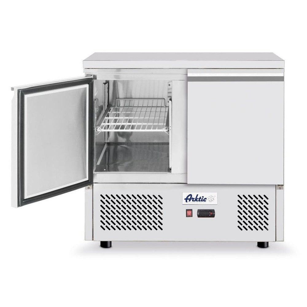 HENDI Kühltisch Kitchen Line zweitürig – 300 L, Serie 700 Arktic