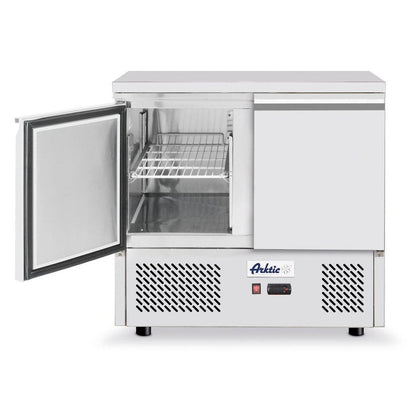 Kühltisch, zweitürig Kitchen Line 300L, Arktic, 230V/220W, 900x700x H 890mm Arktic