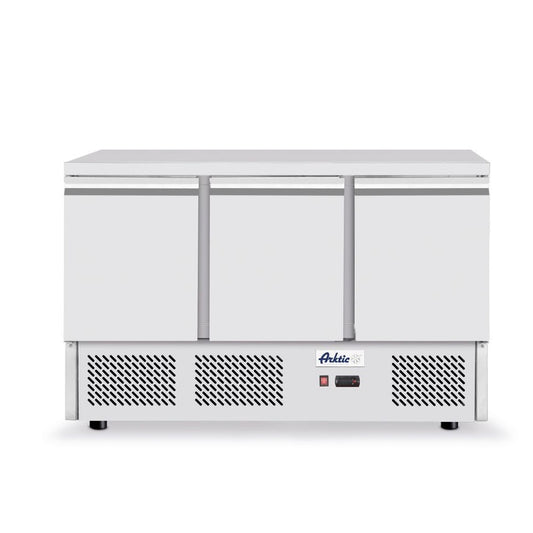 Kühltisch, dreitürig Kitchen Line 380L, Arktic, 230V/220W, 1375x700x H 890mm Arktic
