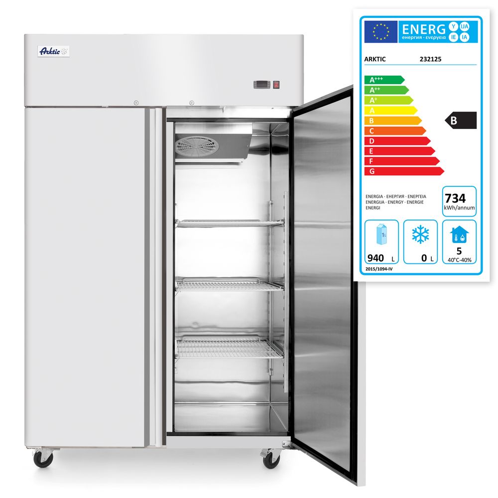 Kühlschrank, zweitürig Profi Line 1240 L, Arktic, Profi Line, GN 2/1, 940L, 230V/350W, 1314x800x H 2082mm Arktic