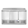 Arktic Saladette dreitürig 380 L – 4 × GN 1/1, Umluftkühlung Arktic