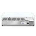 Aufsatz-Kühlvitrine Gastronorm 1/4, Arktic, 8x GN 1/4, 230V/180W, 1805x335x H 460mm Arktic
