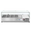 Aufsatz-Kühlvitrine Gastronorm 1/3, Arktic, 4x GN 1/3, 230V/180W, 1208x400x H 456mm Arktic