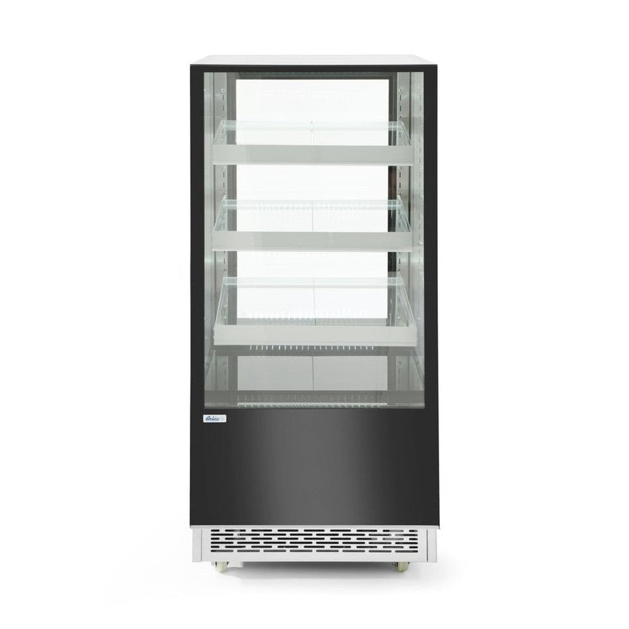 Arktic Kühlvitrine 300 L mit 3 geneigten Regalen – Zugang hinten Arktic