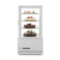 Arktic Aufsatz-Kühlvitrine 68 L, Weiss – Inverter, 2 bis 6 °C Arktic