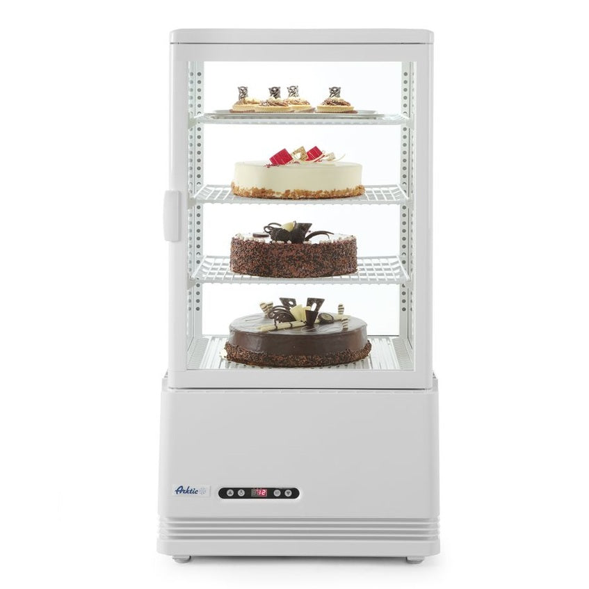 Aufsatz-Kühlvitrine 68 Liter, Arktic, Schwarz, 230V/170W, 444x397x H 875mm Arktic
