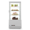 Arktic Aufsatz-Kühlvitrine 78 L, Schwarz – Inverter, 2 bis 6 °C Arktic