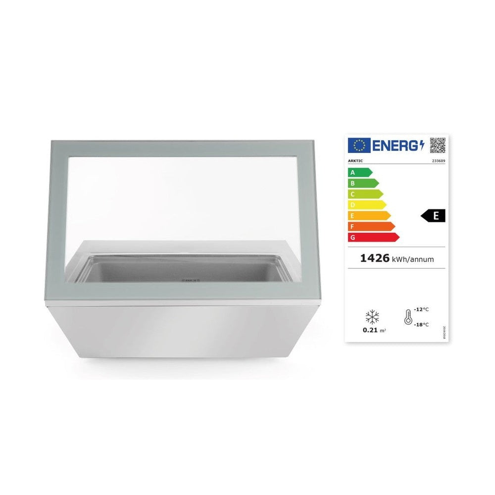 Arktic Eiscreme-Display-Gefrierschrank – 4 Behälter à 5 L Arktic