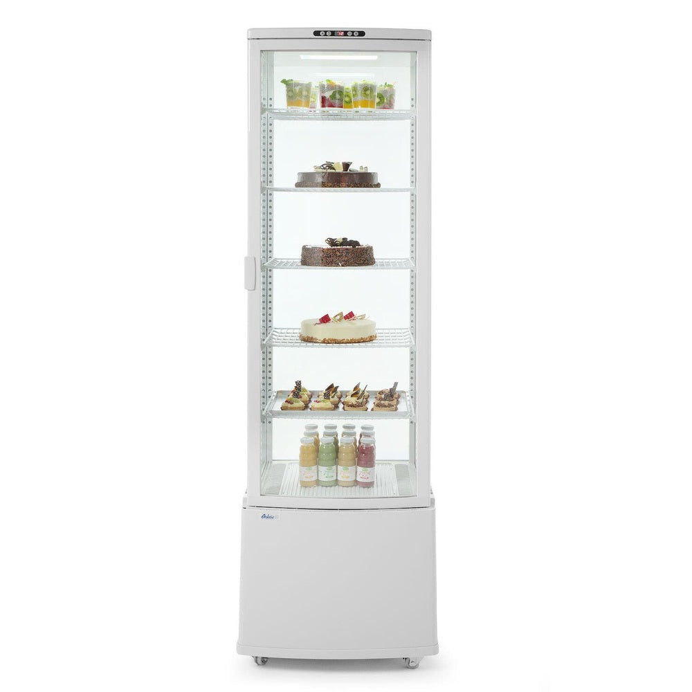 Kühlvitrine 270 Liter, Arktic, weiß, Weiß, 230V/290W, 550x520x H 1870mm Arktic
