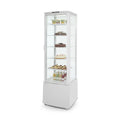 Arktic Kühlvitrine 270 L, Weiss – 5 Etagen, 0 bis 6 °C, rollbar Arktic