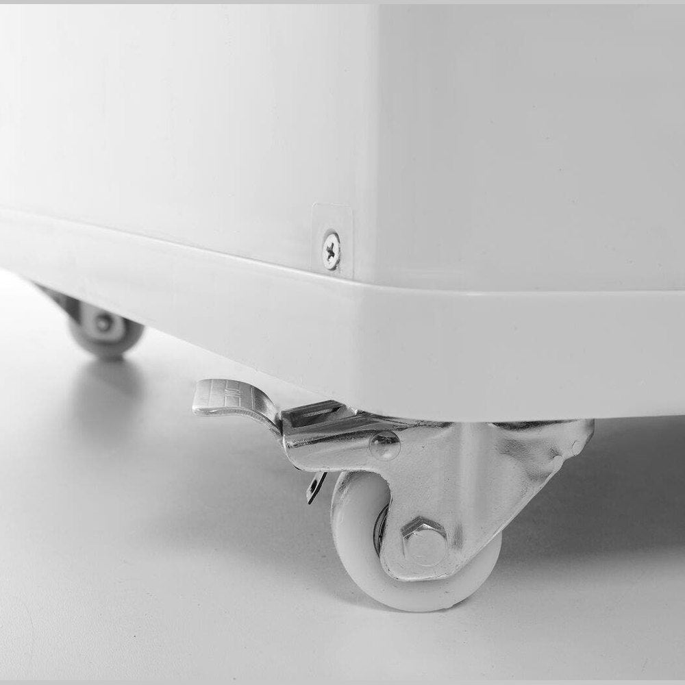 Arktic Kühlvitrine 270 L, Weiss – 5 Etagen, 0 bis 6 °C, rollbar Arktic
