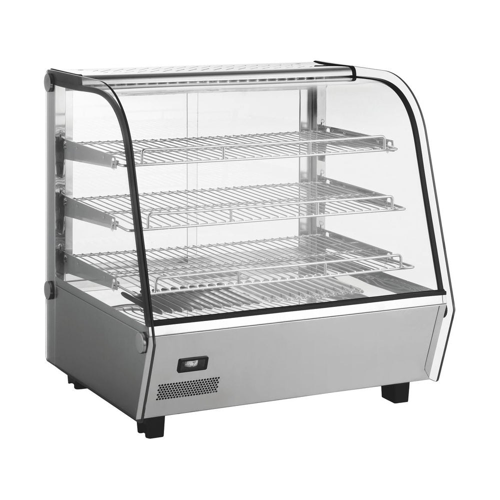 HENDI Beheiztes Thekendisplay – 120 L, 1100 W, 3 Ebenen HENDI