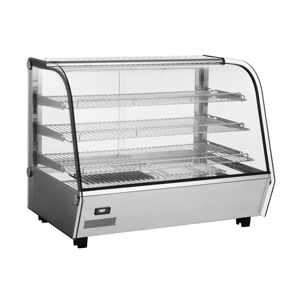HENDI Warmhaltevitrine 160 L – 3 Ebenen, 30–90 °C