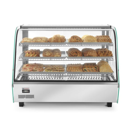 HENDI Warmhaltevitrine 160 L – 3 Ebenen, 30–90 °C