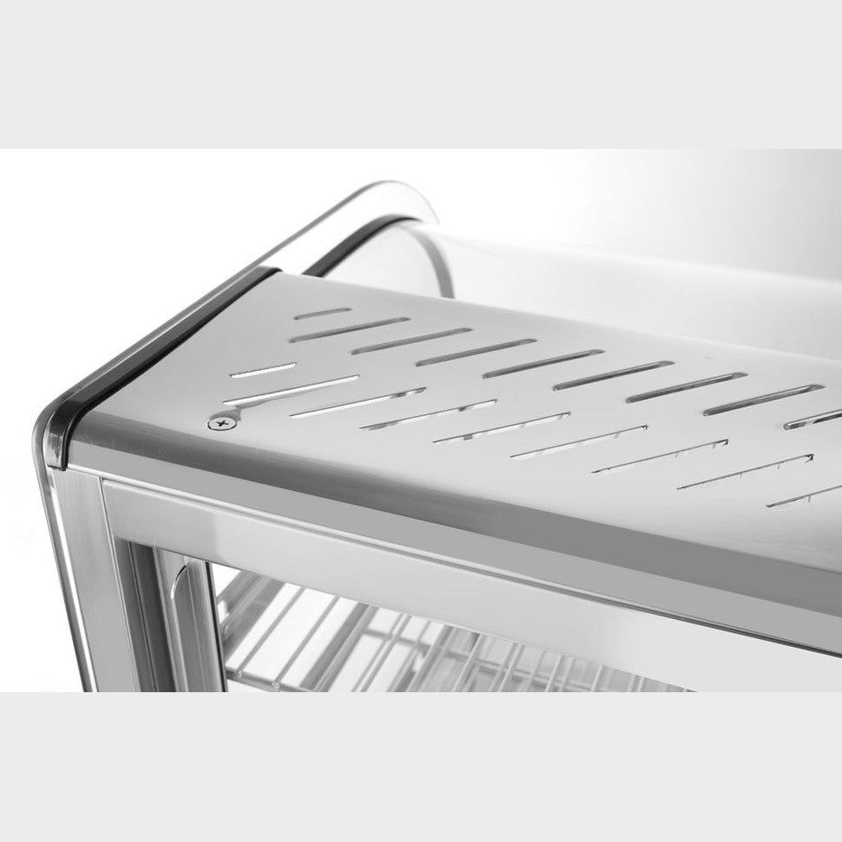HENDI Warmhaltevitrine 160 L – 3 Ebenen, 30–90 °C