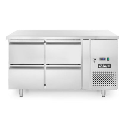 Kühltisch mit 4 Schubladen Profi Line 280L, Arktic, Profi Line, 230V/250W, 1360x700x H 858mm Arktic