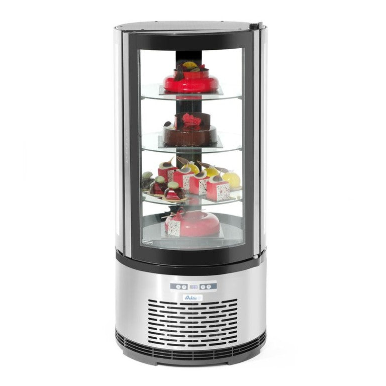 Kuchenvitrine, rund 100L, Arktic, 100L, 230V/210W, ⌀480x H 1065mm Arktic