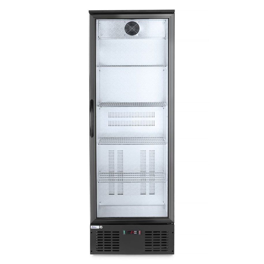Arktic Backbar-Kühlschrank mit 1 Tür – 300 L, Schwarz Arktic