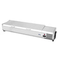 Aufsatz-Kühlvitrine Gastronorm 1/3, Arktic, 6x GN 1/3, 230V/180W, 1405x420x H 630mm Arktic