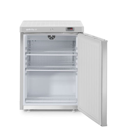 Arktic Kühlschrank Budget Line 100 L – Edelstahl, 0 bis 8 °C