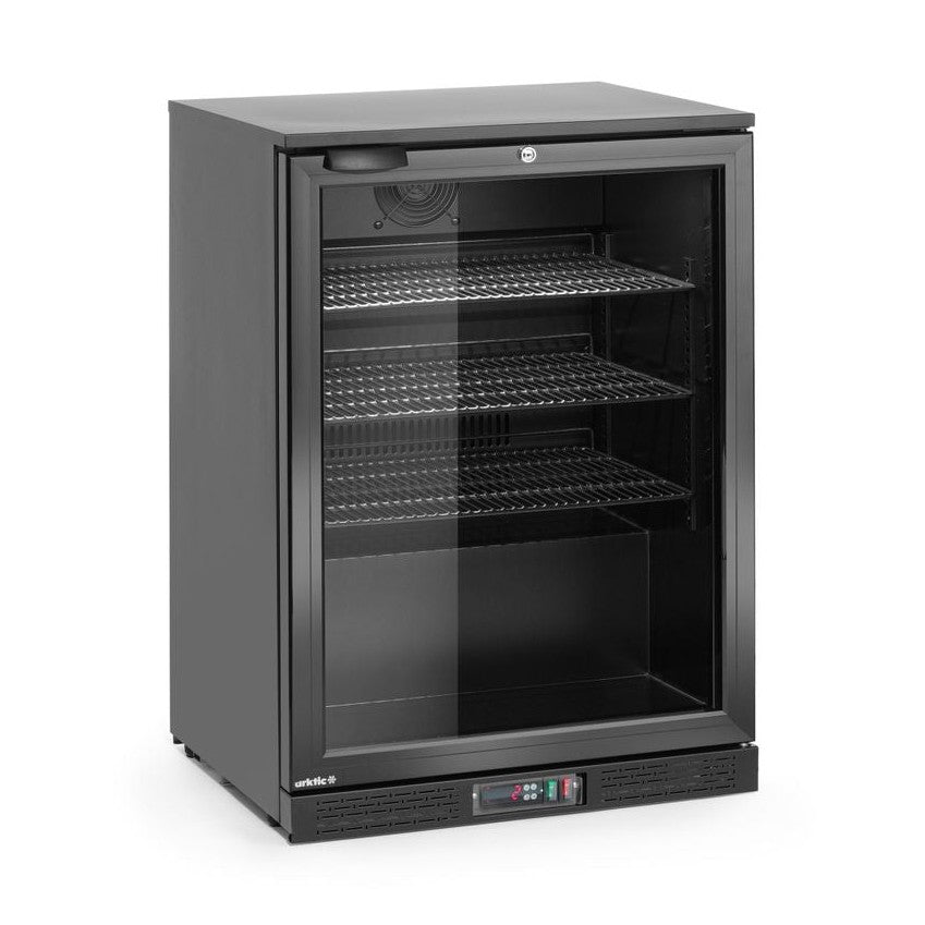 Arktic Bar-Kühlschrank 1-türig 105 l – Schwarz, pulverbeschichtet