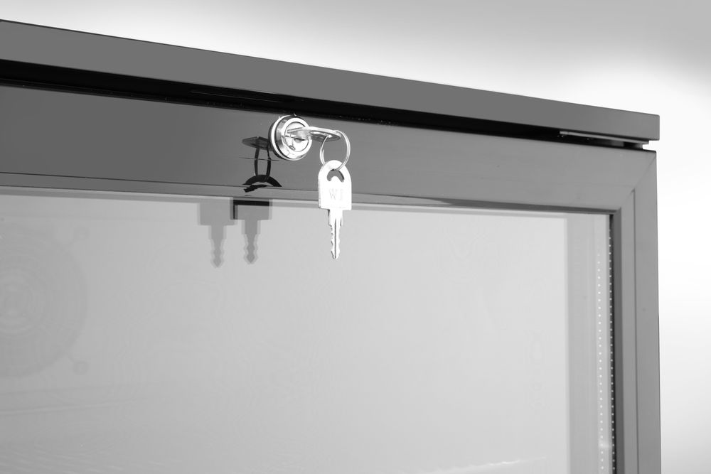 Arktic Bar-Kühlschrank 1-türig 105 l – Schwarz, pulverbeschichtet